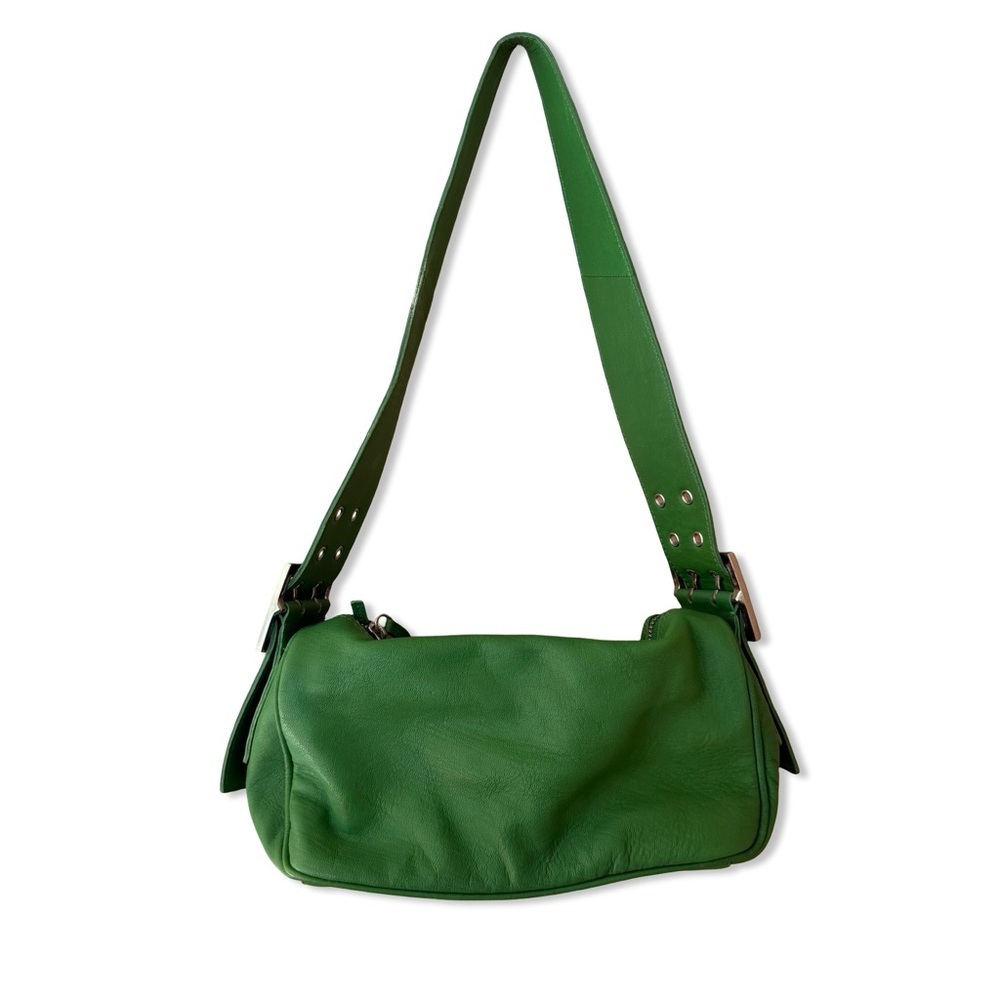 Free People Arm Candy Bag green Shoulder purse leather NWT Y2K style - Picture 4 of 7